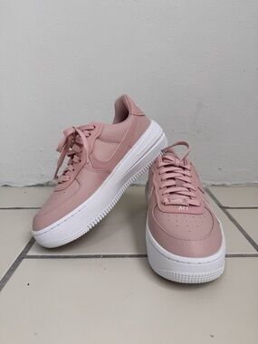 Nike Air Force 1 Pink Platform Women 6.5